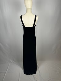 Image 3 of 90s Black Velvet Maxi