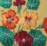 Image 4 of Nasturtium Embroidery Kit