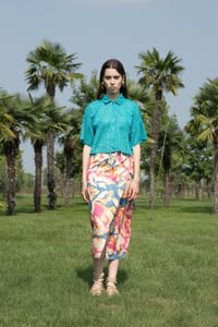 Image 2 of CAMICIA MAROCCO LUREX ACQUA €132 -30%