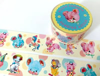 Image 1 of Fuzzy Friends Wide Washi Tape