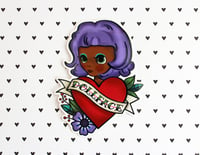 Image 2 of DOLLFACE TATTOO Die Cut Vinyl Sticker