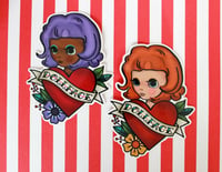 Image 1 of DOLLFACE TATTOO Die Cut Vinyl Sticker