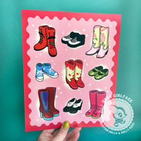 Image 3 of A Doll Can Never Have Too Many Shoes / Blythe Inspired 8x10 Art Print