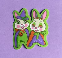 Image 1 of BEWITCHED BUNNIES Vinyl Sticker 