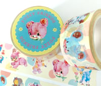 Image 3 of Fuzzy Friends Wide Washi Tape