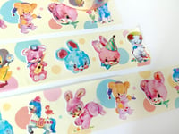 Image 4 of Fuzzy Friends Wide Washi Tape