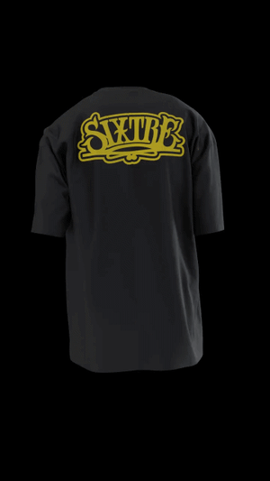 Image of Sixtre Logo Tee Black