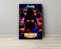 Image 1 of FNAF Character Movie Poster Aluminium Sign (30x20cm)