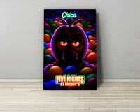 Image 3 of FNAF Character Movie Poster Aluminium Sign (30x20cm)