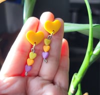 Image 3 of Heart Earrings