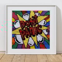 Image 2 of Don’t Panic needlepoint kit 