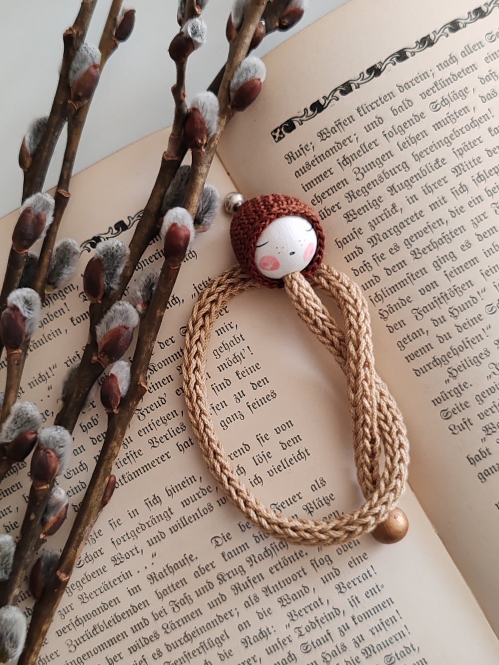 Image of Elf Bookmark_golden brown