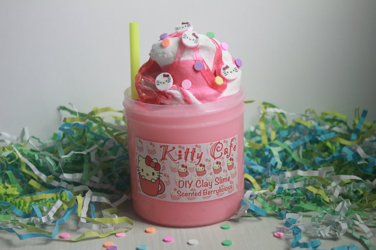 Image of DIY Clay Kitty Cafe Slime 2.0