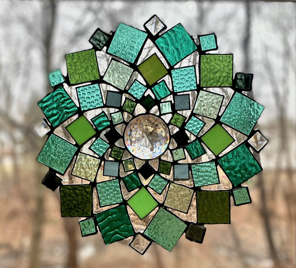 Image of Stained glass mandalas