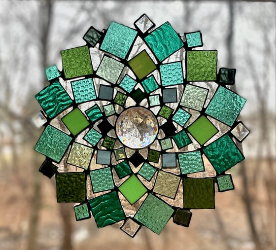 Image of Stained glass mandalas