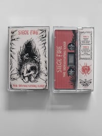 Image 4 of SIⒺGE FIRE - THE DEVASTATING COST Cassette