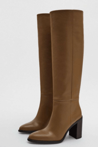Image 1 of ZARA HEELED BOOTS (SIZE 6)