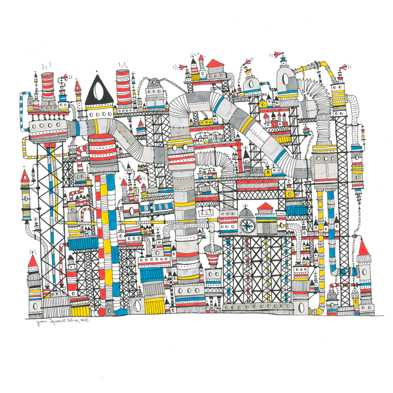 Casita industrial color