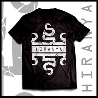 Image of Pre-order: Hiranya White Logo T-Shirt 