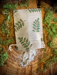 Image 2 of 100% Cotton Muslin Bag for Herbal Baths, Crystals, Herbs, Spiritual Items 