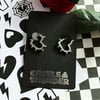 ALANA - Spike Huggie Hoops