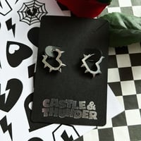 Image 3 of ALANA - Spike Huggie Hoops