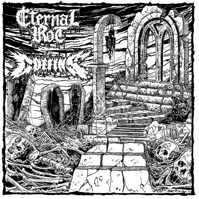 Eternal Rot / Coffins Split Lp