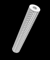 Image 1 of Digital Download: Cylindrical Herringbone pattern .stl files for printing on 3D resin printers!