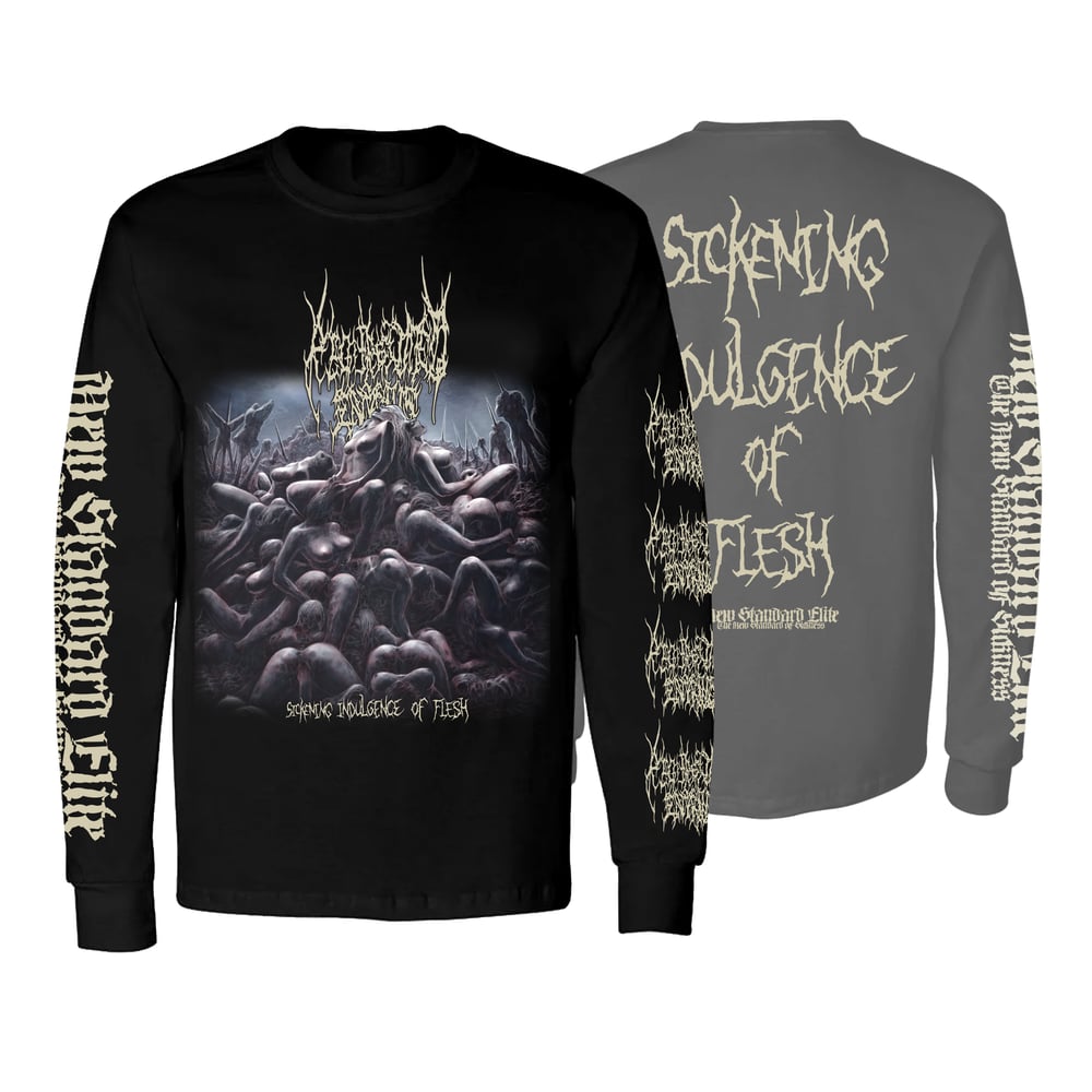 Image of REGURGITATED ENTRAILS "SICKENING INDULGENCE" LONG SLEEVE 