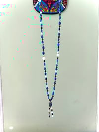 Image 3 of Apatite, Tigers Eye, Amazonite & Mother of Pearl Mala