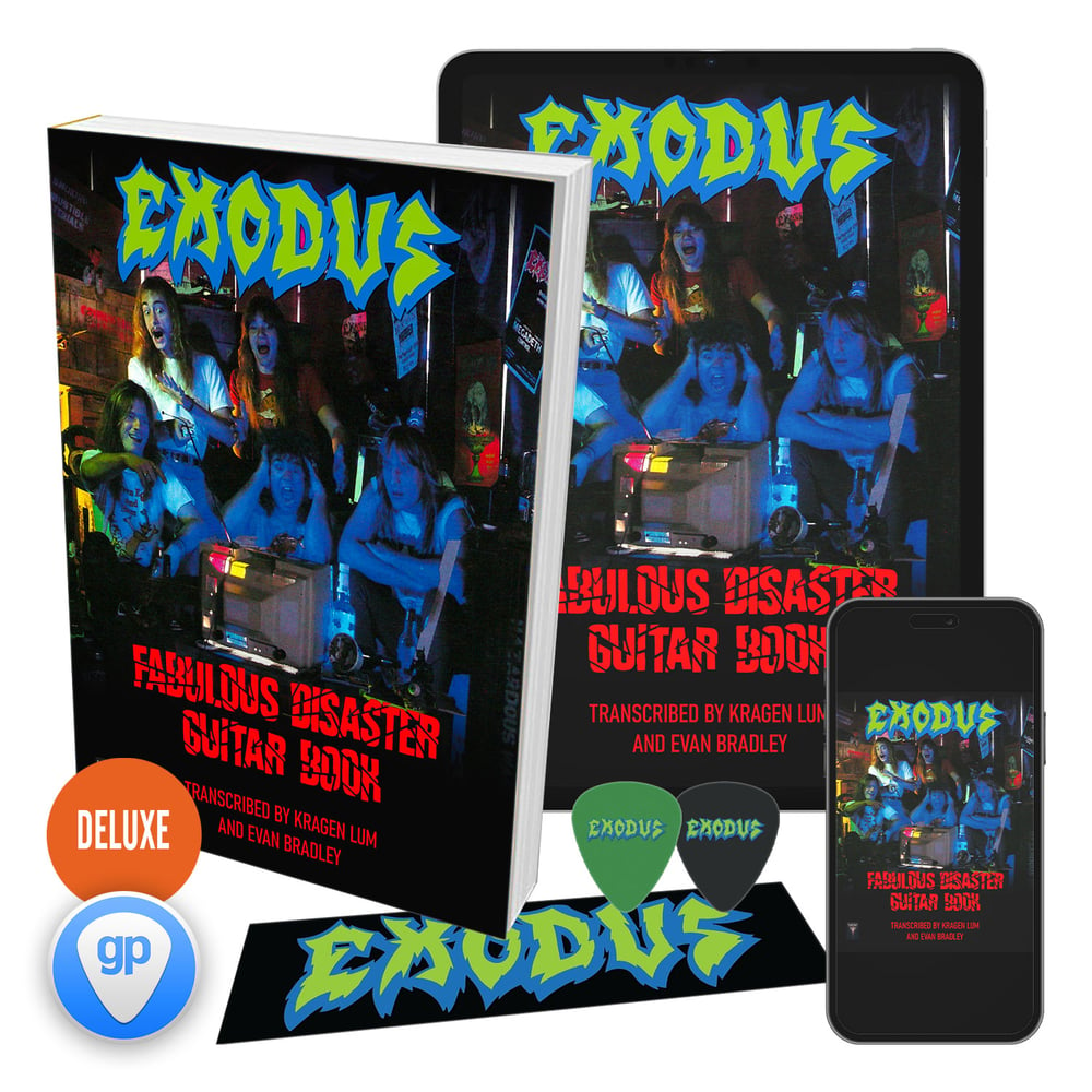 Exodus - Fabulous Disaster Guitar Book (Deluxe Print Edition + Digital Copy + GP Files)