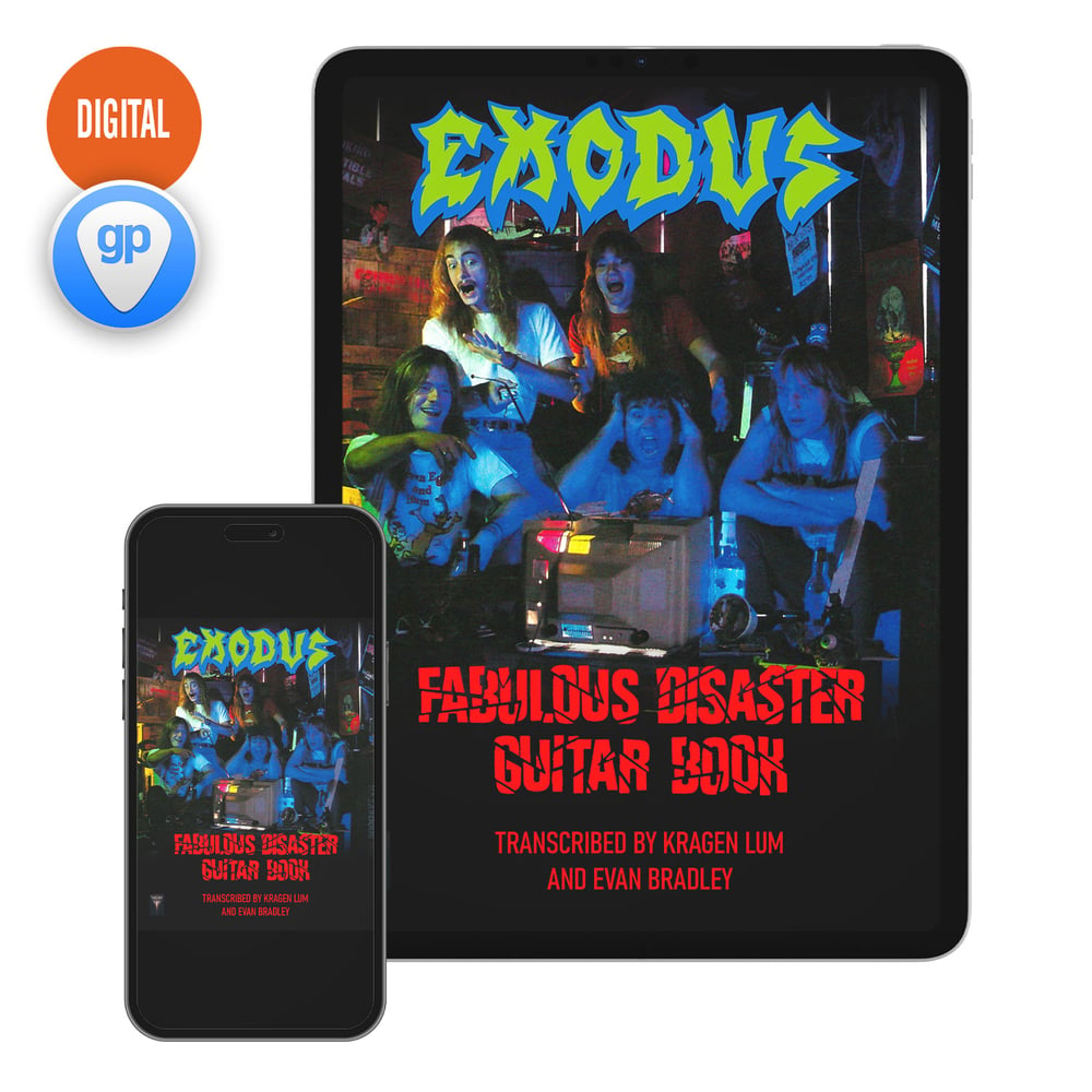 Exodus - Fabulous Disaster Guitar Book (eBook Edition + GP Files)
