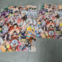 Image 4 of Mixed Anime Art Collage POSTER / PRINT