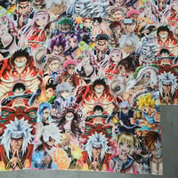Image 5 of Mixed Anime Art Collage POSTER / PRINT