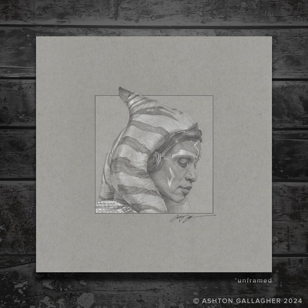 Image of AHSOKA DRAWING STUDY #2