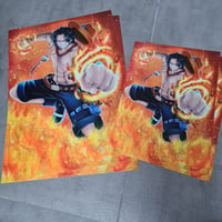 Image 2 of Fire Fist Ace Poster/ Print