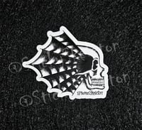 Web Skull sticker LOW STOCK