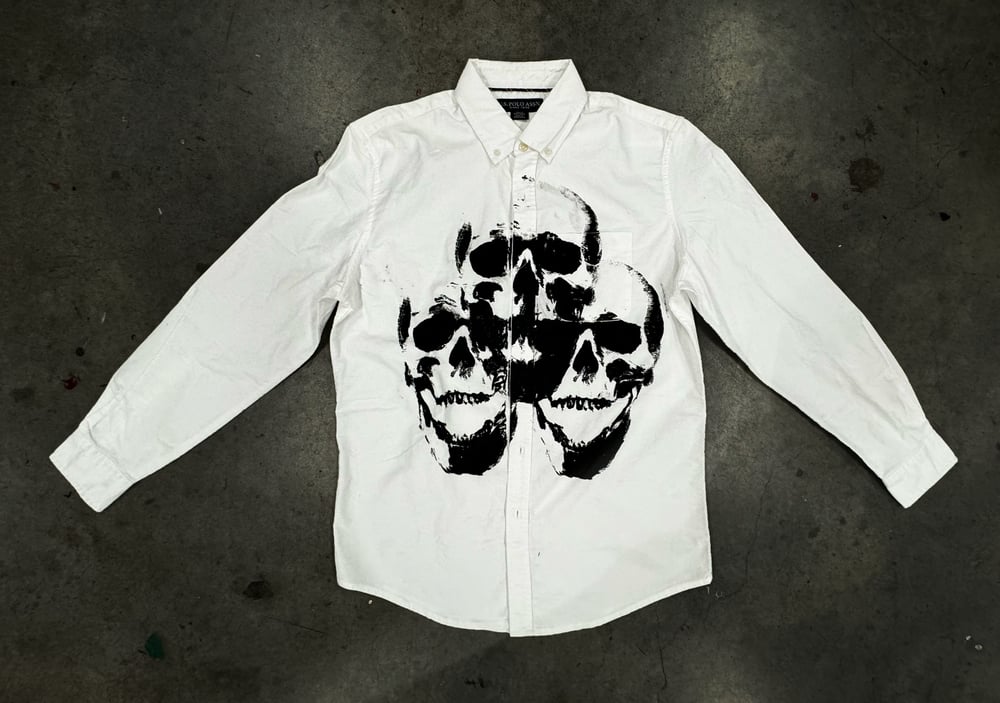 Triple Skull Button Up 
