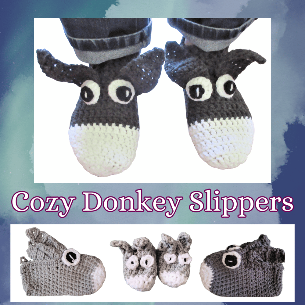 Image of Cozy Donkey Slippers
