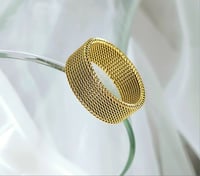 Image 5 of Gold Mesh Ring