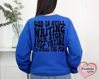 WRITING YOUR STORY CREWNECK BACK