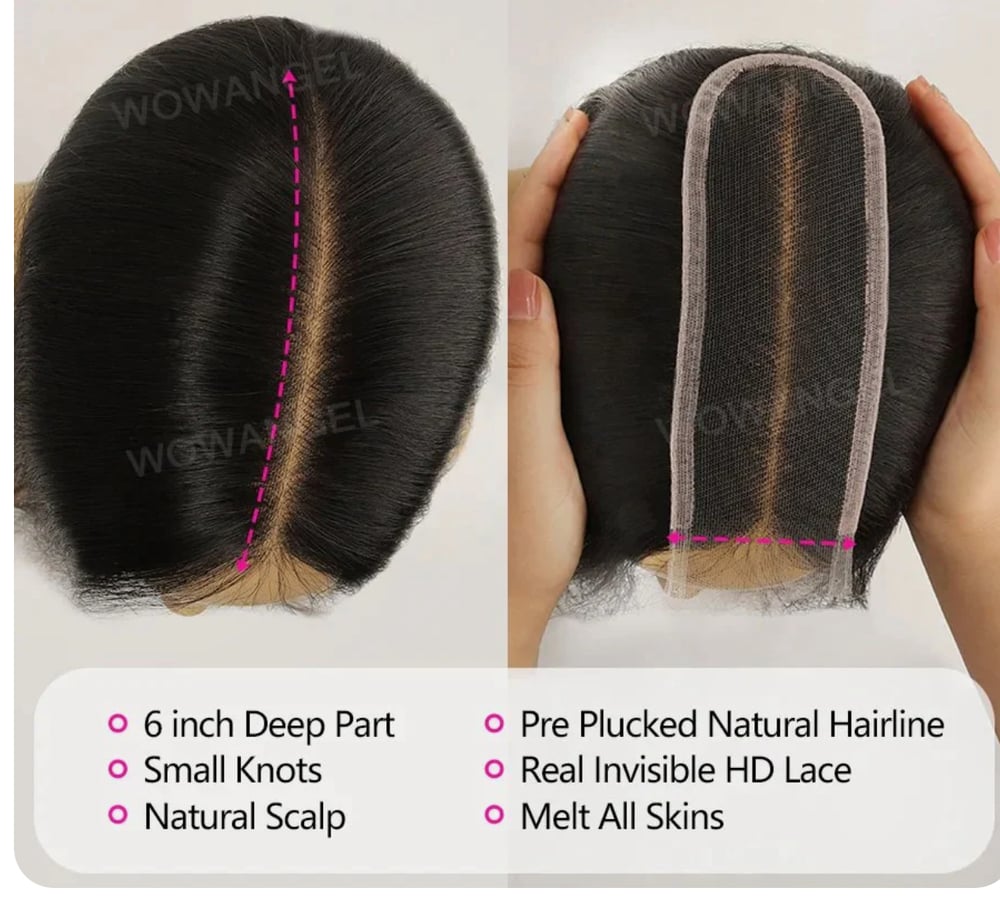 2x6 HD virgin hair closure