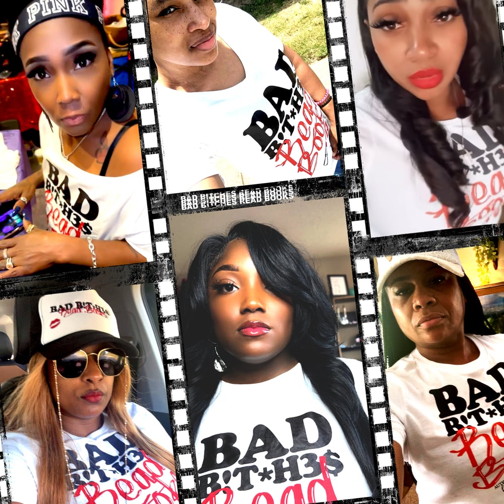 Image of Official Bad Bitches Read Books™ White T-Shirt