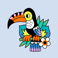 Color Toucan Tattoo (group A)