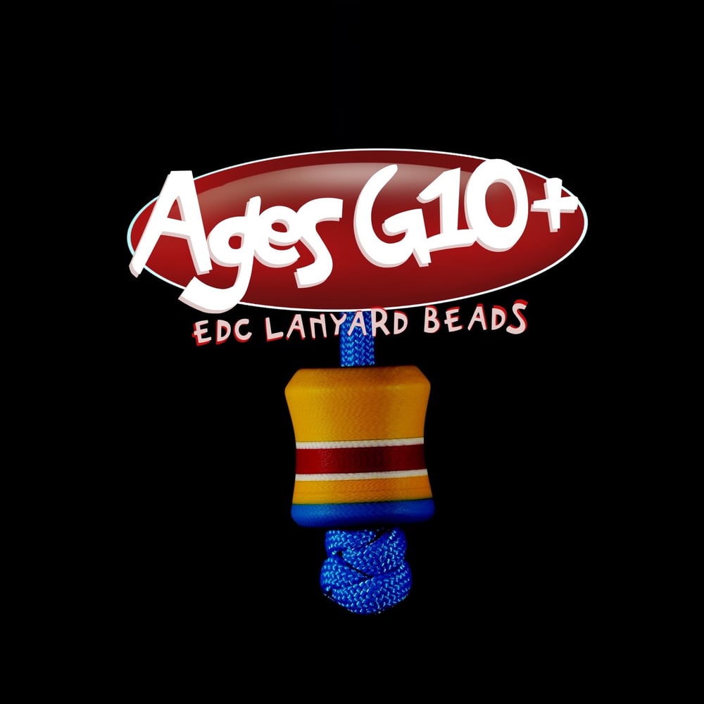 Ages G10+ EDC lanyard beads