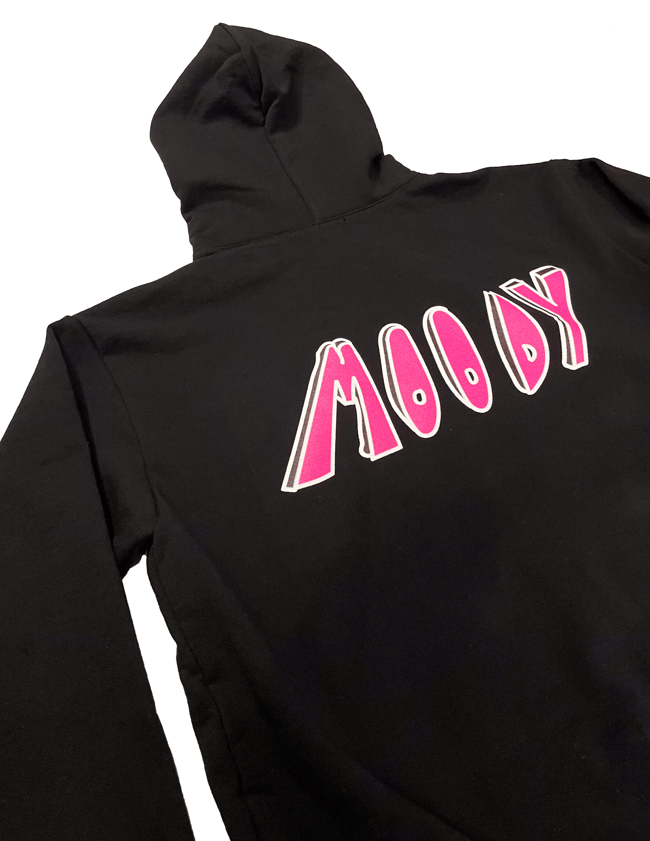 "Pink Letters" Zip-Up Hoodie