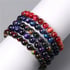 Gorgeous Colorful Fusion Marble Crystal Bead Bracelets Image 5
