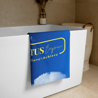 Image 4 of Sky's Limitless Towel . Believe = Achieve
