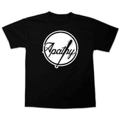 Image of Apathy Spiked Bat Logo T-Shirt - Black Tee