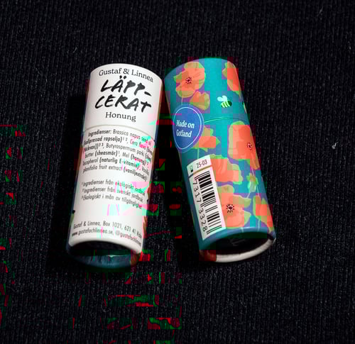 Image of GUSTAF & LINNEA / Läppcerat av bivax / Olika smaker